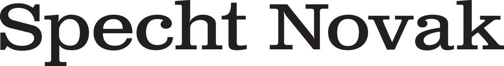 Specht Novak Logo - Single Line - BW